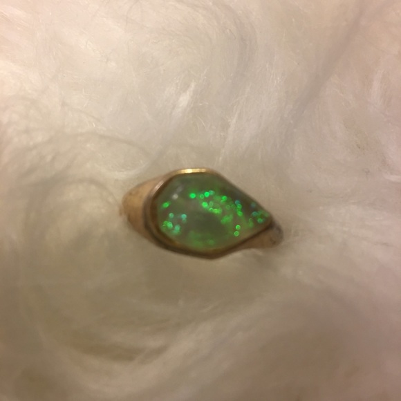 Synthetic opal ring - Picture 7 of 7